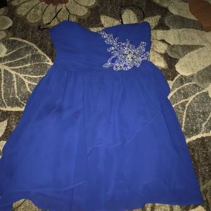 Blue used once formal dress